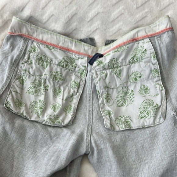 Tommy Bahama Relax Linen Cargo Shorts Men's 32 Gray - Picture 7 of 10